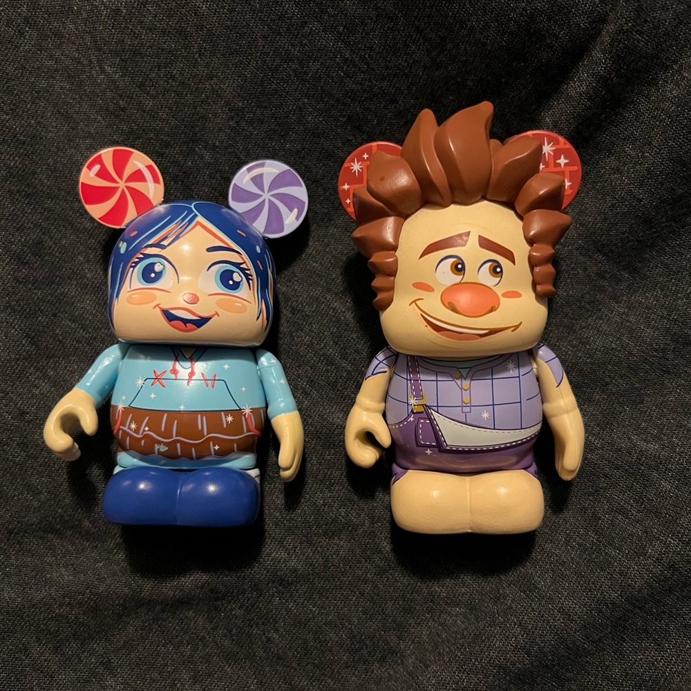 Disney Vinylmation Wreck it Ralph and Vanellope 50th anniversary magic kingdom